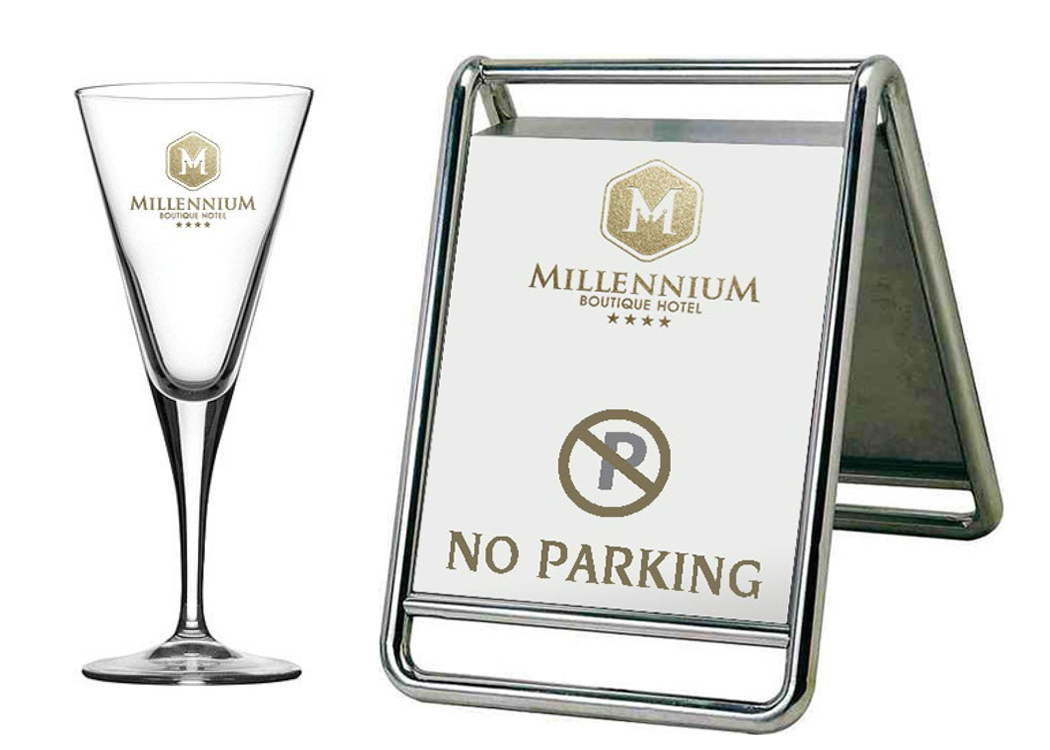 MILLENIUM - Thiết kế nhận diện thương hiệu khách sạn 4 sao Millenium Boutique Hotel